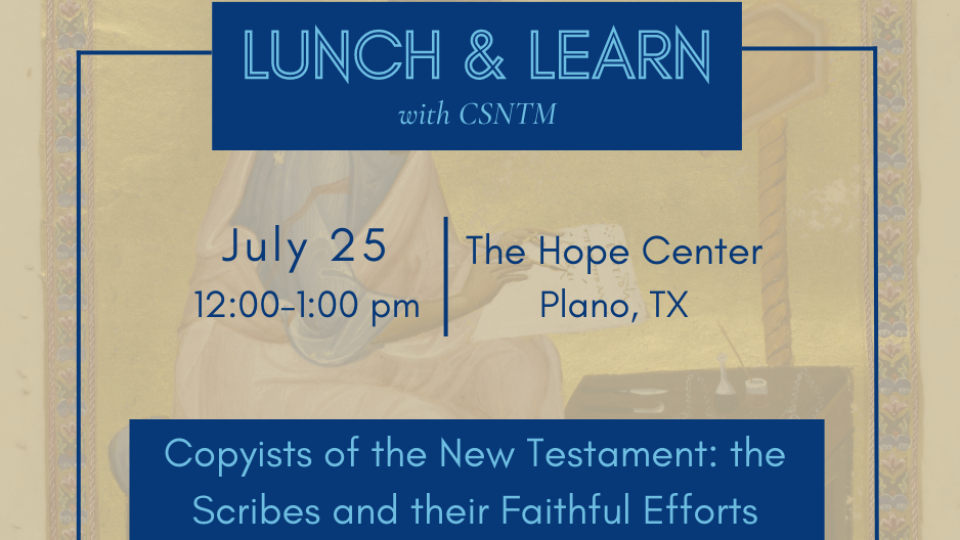 csntm lunch and learn remove after july 25th