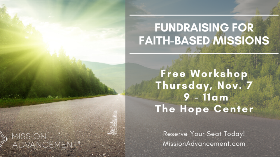 fundraising for faith based missions 1
